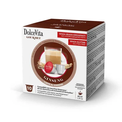 DolceVita Ginseng - 10 capsule Nespresso compatibili