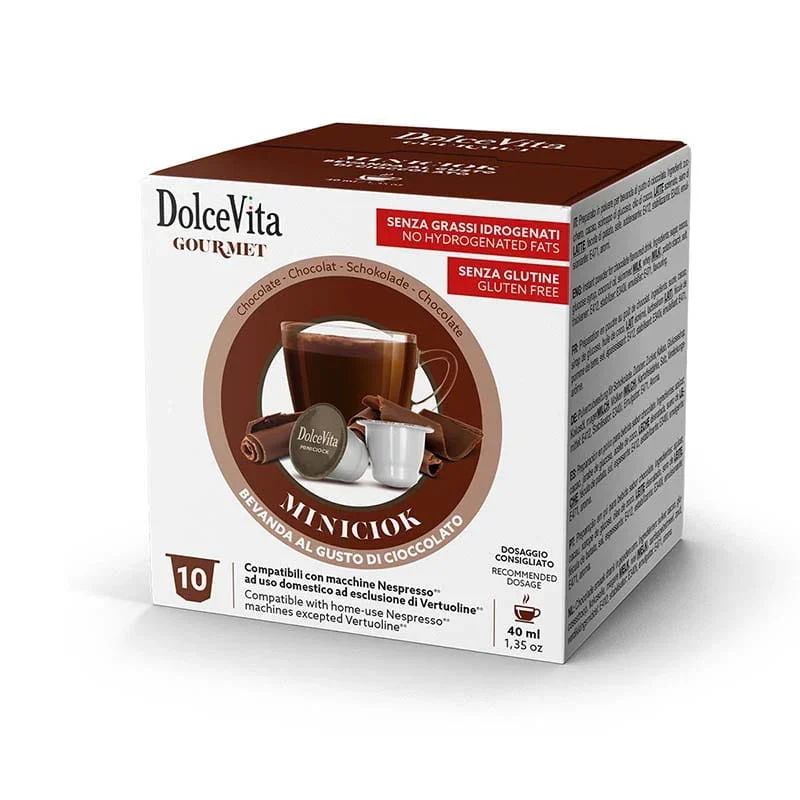 DolceVita Miniciock – 10 capsule Nespresso compatibili